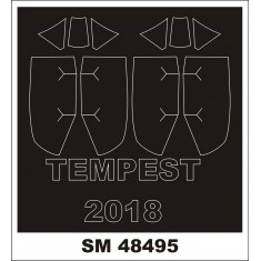 1/48 Tempest V Paint Masks for Eduard Kit (Outside & Inside)