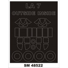 1/48 Lavochkin La-7 Paint Masking for Fly kits (outside, inside)