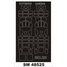 1/48 Miles Master I Paint Masking for Dora Wings kits (outside, inside)