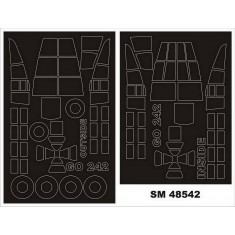 1/48 Gotha Go-242B Masking for ICM kits (outside, inside)