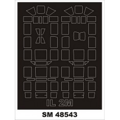 1/48 Ilyushin Il-2M Masking for Zvezda kits (outside, inside)