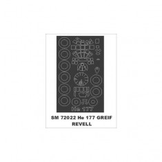 1/72 Heinkel He-177 "Greif" Paint Mask for Revell kit (outside)