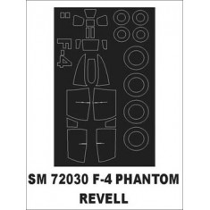 1/72 McDonnell Douglas F/RF-4 Phantom Paint Mask for Revell kit (outside)
