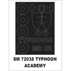 1/72 Hawker Typhoon Paint Mask for Academy kit (outside)