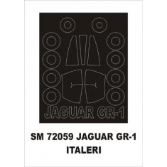 1/72 Jaguar Gr.1 Paint Mask for Italeri kit (outside)