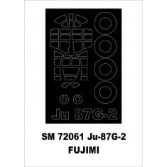 1/72 Junkers Ju 87G-2 Paint Mask for Fujimi kit (outside)