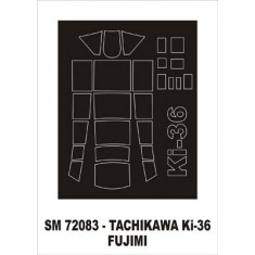 1/72 Tachikawa Ki-36 Paint Mask for Fujimi kit (outside)