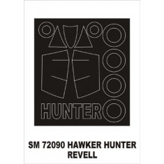 1/72 Hawker Hunter F6 Paint Mask for Revell kit (outside)