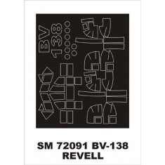 1/72 Blohm und Voss Bv-138 Paint Mask for Revell kit (outside)