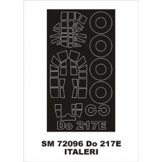 1/72 Dornier Do-217E Paint Mask for Italeri kit (outside)