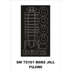 1/72 Nakajima B6N2 Jill Paint Mask for Fujimi kit (outside)