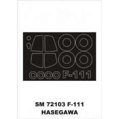 1/72 F-111 Aardvark Paint Mask for Hasegawa kit (outside)