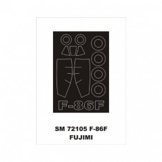 1/72 North American F-86F Sabre Paint Mask for Fujimi kit (outside)