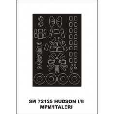 1/72 Lockheed Hudson Mk.I/II Paint Mask for MPM kit (outside)