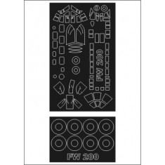 1/72 Focke-Wulf Fw 200 Condor Paint Mask for Revell kit (outside)