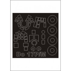 1/72 Dornier Do-17P/M Paint Mask for RS Model kit (outside)