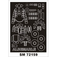 1/72 A.W. Albemarle B.Mk.I Paint Mask for Valom kit (outside)