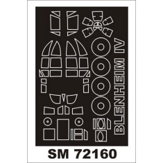 1/72 Bristol Blenheim IV Paint Mask for Special Hobby kit (outside)