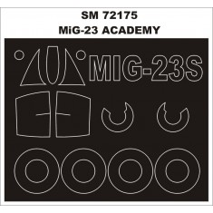 1/72 Mikoyan-Gurevich MiG-23 Paint Mask for Academy kit (outside)