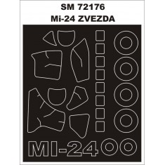 1/72 Mil Mi-24 Paint Mask for Zvezda kit (outside)