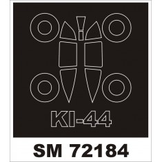 1/72 Nakajima Ki-44 Paint Mask for Sword kit (outside)