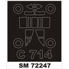 1/72 Caudron C-714 Paint Mask for RS Model kit (outside)