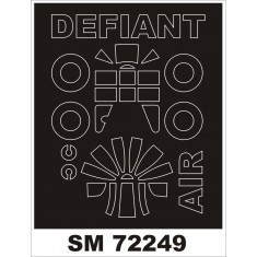 1/72 Boulton-Paul Defiant Paint Mask for Airfix kit (outside)