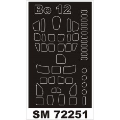 1/72 Beriev Be-12 Paint Mask for Modelsvit kit (outside)