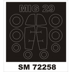 1/72 Mikoyan MiG-29A Fulcrum Paint Mask for Trumpeter kit