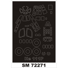 1/72 Heinkel He-111P Paint Mask for Airfix kit