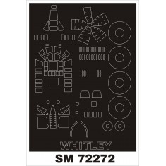 1/72 Armstrong-Whitworth Whitley Mk.V Paint Mask for Airfix kit
