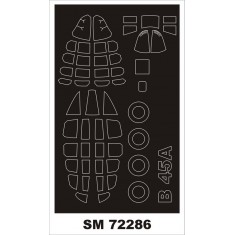 1/72 B-45A Paint Mask for Valom Models
