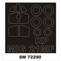 1/72 Mig-21Mf Paint Mask for KP Models