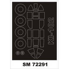 1/72 Ki-102 Randy Paint Mask for Sword Models