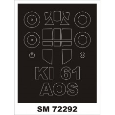 1/72 Ki-61 Hien Paint Mask for Aoshima Models