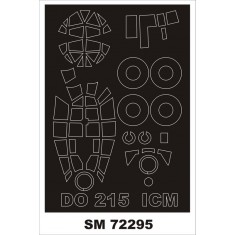 1/72 DO-215 Paint Mask for ICM Models