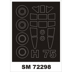 1/72 Curtiss H-75 Paint Mask for AZ-Model Kits