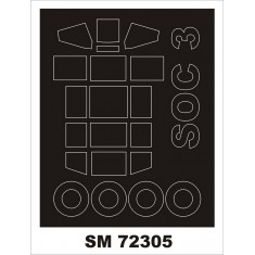 1/72 SOC-3 Seagull Paint Masks for Hasegawa kits (outside)