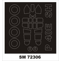 1/72 P-40E  Paint Masks for Special Hobby kits (outside)