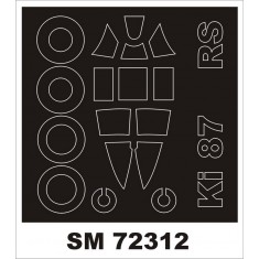 1/72 Ki-87 Paint Mask for RS Model kits (outside)