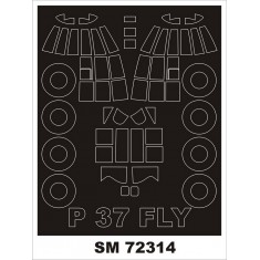 1/72 PZL P-37 Los Paint Mask for Fly kits (outside)