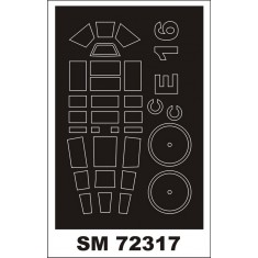 1/72 Aichi E-16A1 Paint Masks for Fujimi Kit (Outside)