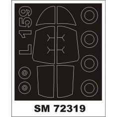 1/72 Aero L-159 Alca Paint Masks for KP Kit (Outside)