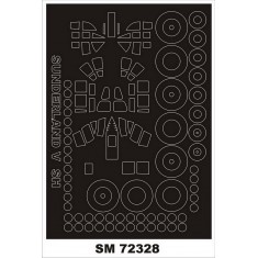 1/72 Short Sunderland MKV Paint Masks for Special Hobby kits (outside)