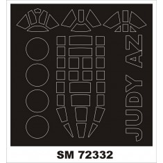 1/72 D4Y5 Judy Paint Mask for AZ-Model kits (outside)