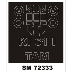 1/72 Ki-61-I Paint Mask for Tamiya kits (outside)