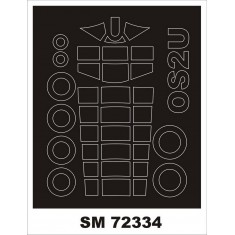 1/72 OS2U Kingfisher Paint Mask for AZ-Model kits (outside)