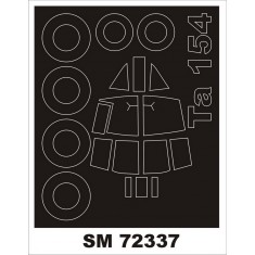 1/72 Ta-154 Paint Mask for Hasegawa kits (outside)