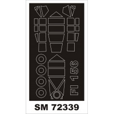 1/72 Fieseler Fi 156 Storch Paint Masking for AZ Model kits (outside)