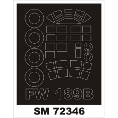1/72 Focke-Wulf Fw 189B Paint Masking for Special Hobby kits